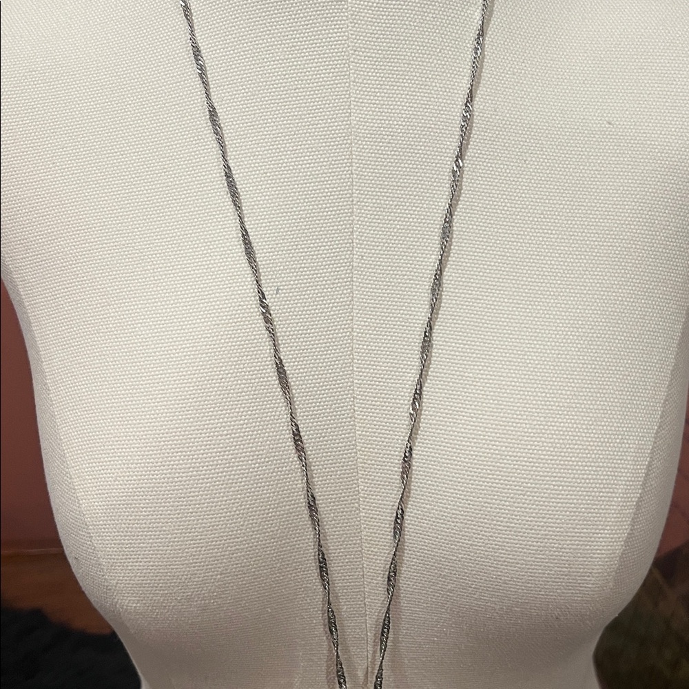 Brighton Silver Heart Pendant Necklace with Intricate Design - Picture 3 of 4
